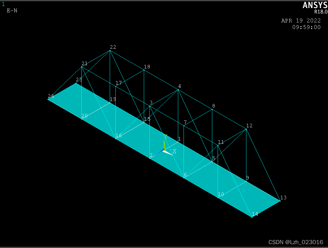 下沉式简支钢桁架桥